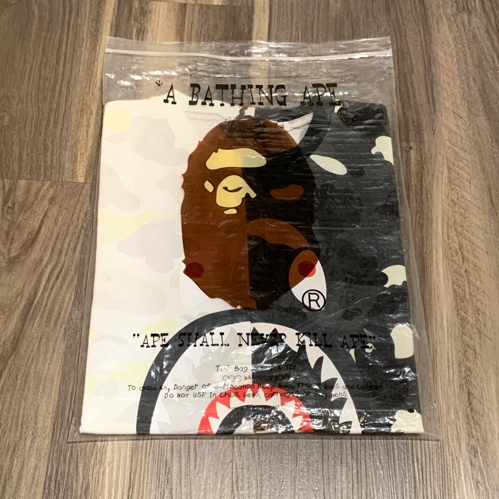 Bape Style Split-Camo T-Shirt - Picture 7 of 7